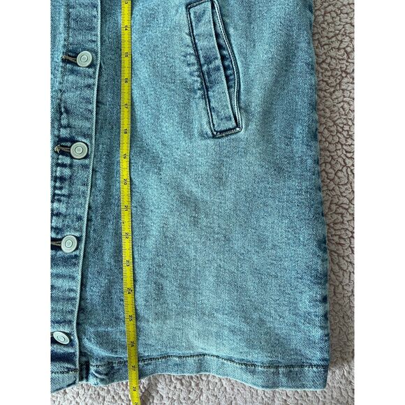 Celebrity Pink Women's Denim Skirt Romper in size Small Adjustable Straps - Picture 5 of 6